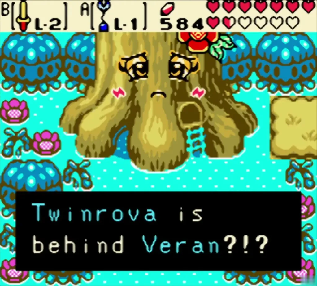 Maku Tree upset that Twinrova is behind Veran Maku Tree upset that Twinrova is behind Veran