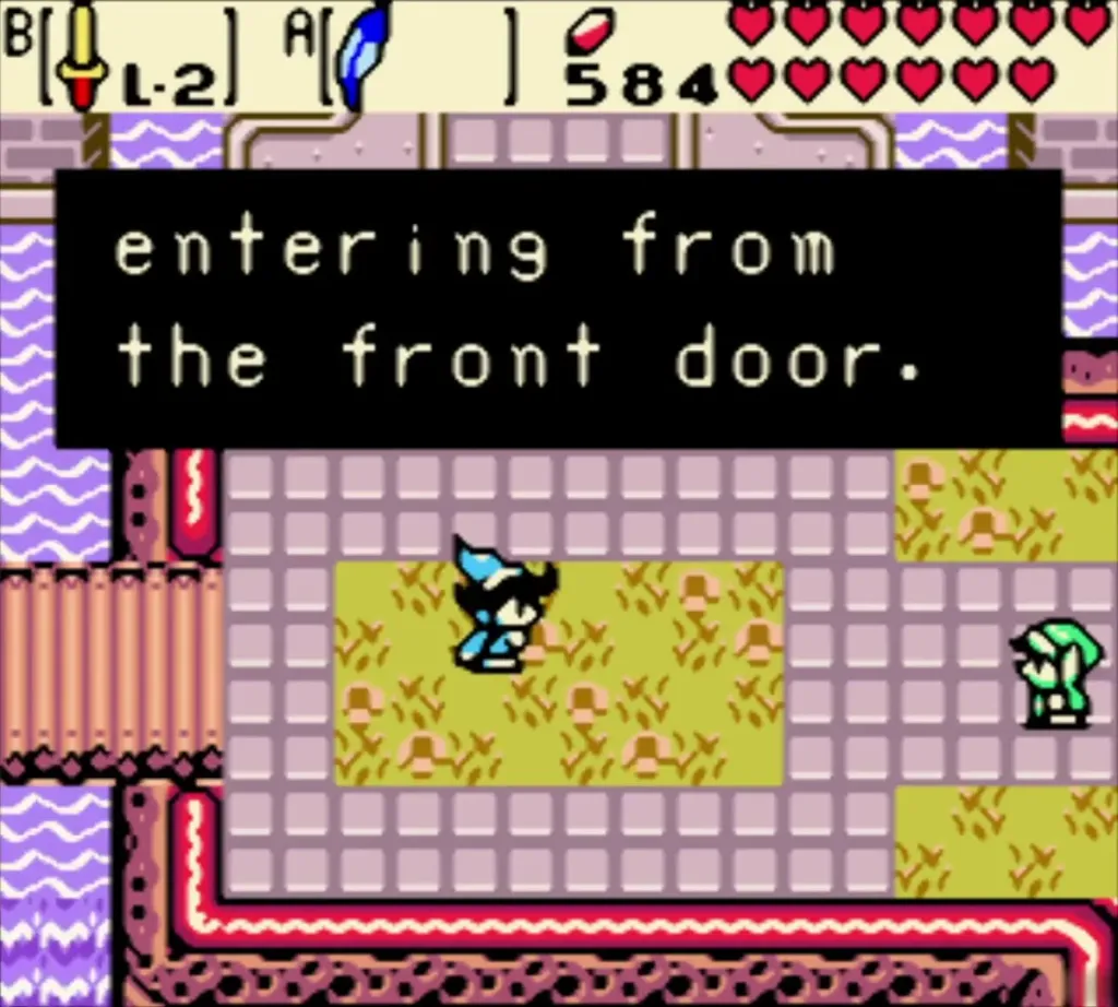 Ralph explaining the front door is crowded with guards Ralph explaining the front door is crowded with guards