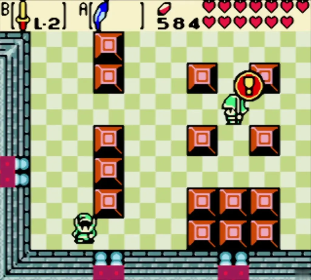 Upper floor block room with a soldier spotting Link Upper floor block room with a soldier spotting Link