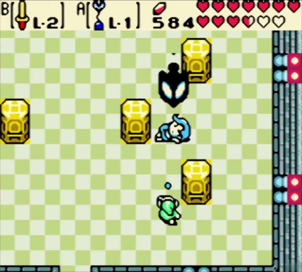 Veran as a dark winged spirit beside Nayru after being pushed out Veran as a dark winged spirit beside Nayru after being pushed out