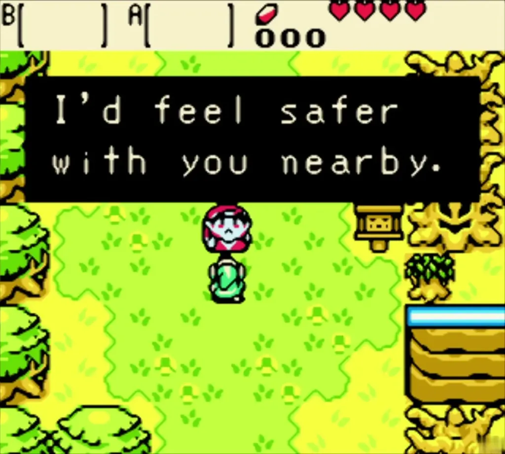 Impa saying she would feel safer with Link nearby