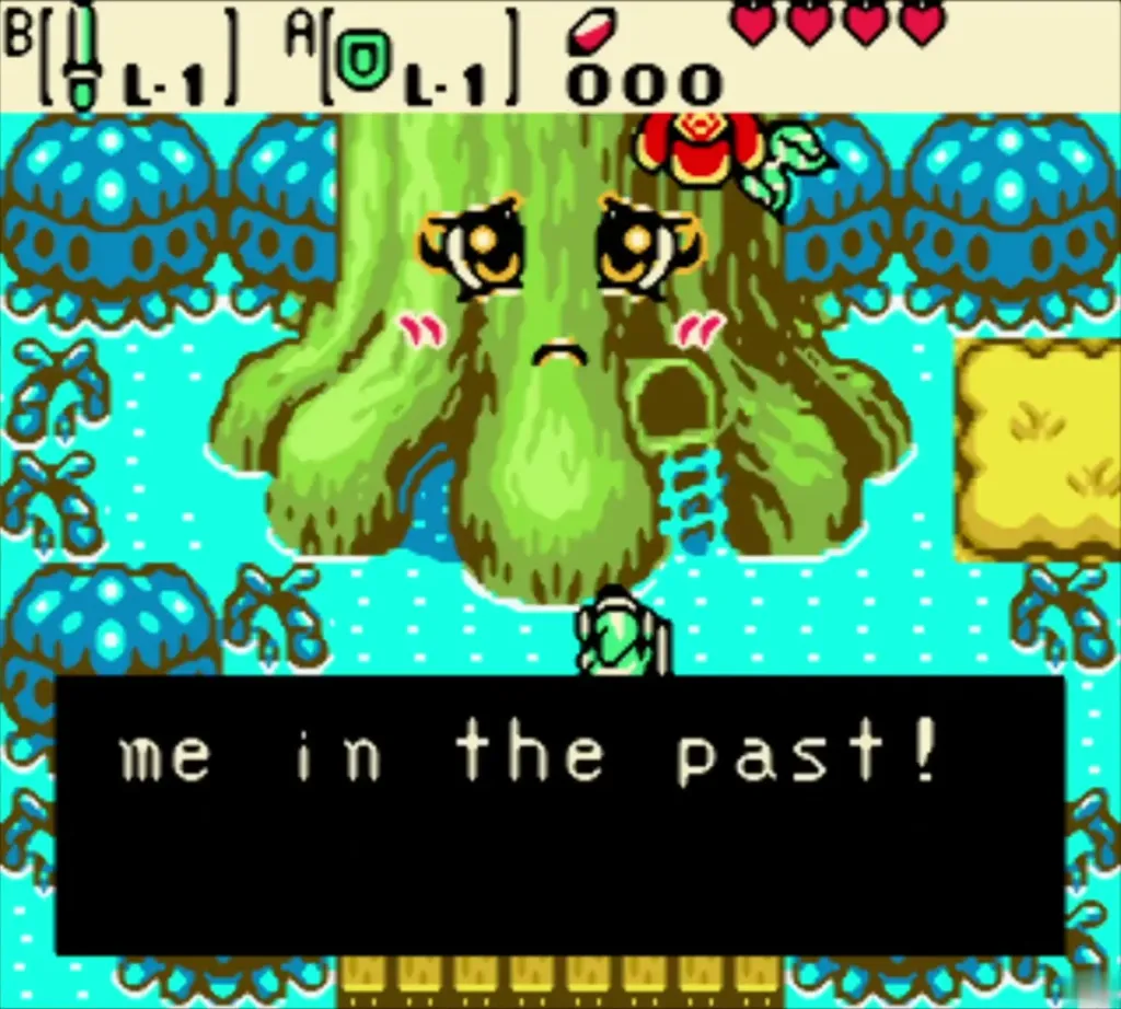 The Maku Tree turning green as she speaks of the past