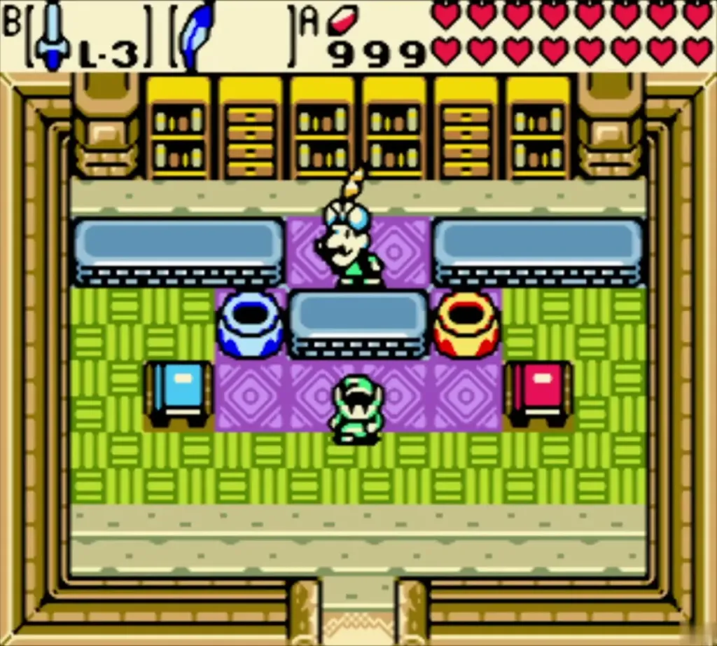 Link standing in Vasu Jewelers after the rings have been appraised Link standing in Vasu Jewelers after the rings have been appraised