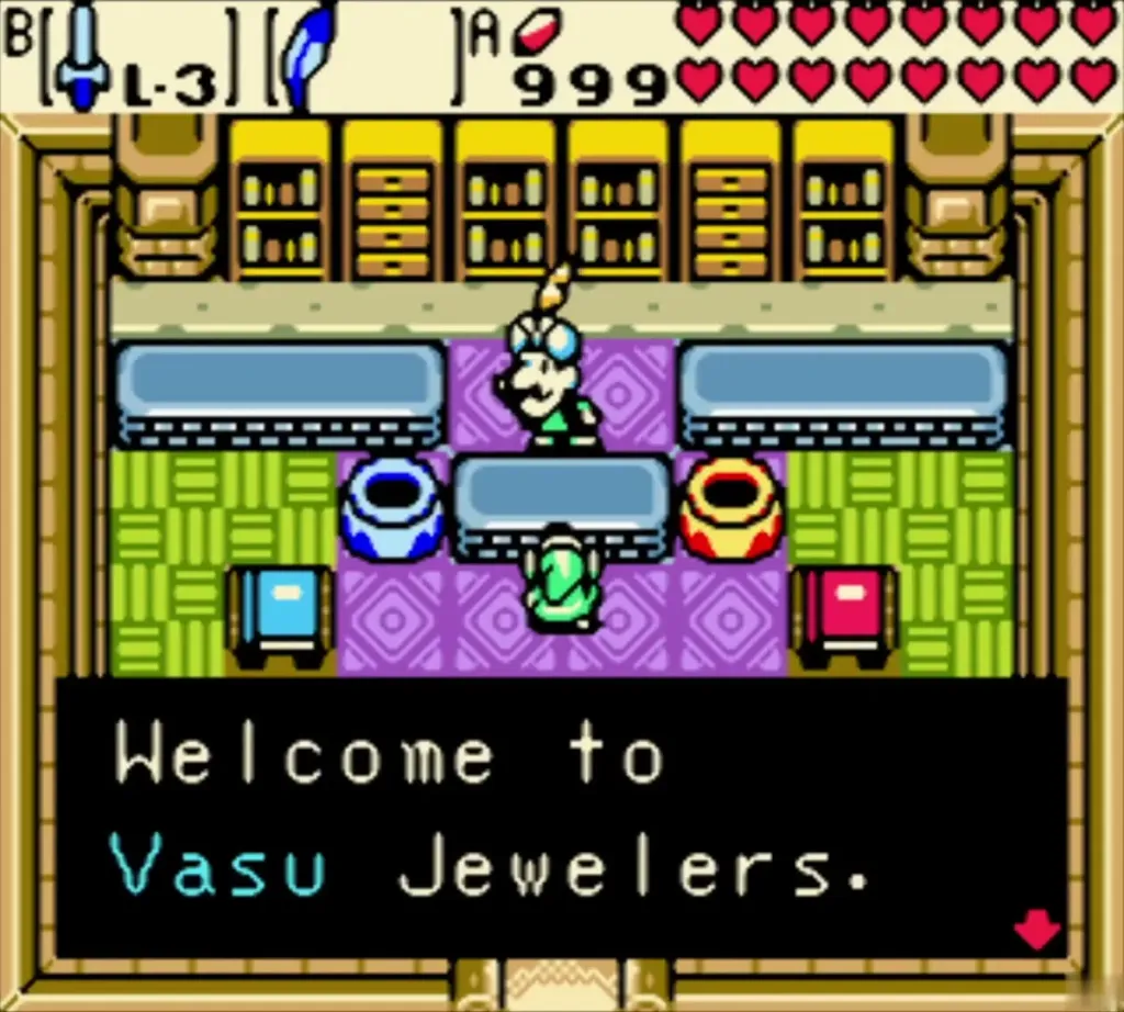 Vasu Jewelers shopkeeper greeting Link in the shop with the welcome message Vasu Jewelers shopkeeper greeting Link in the shop with the welcome message