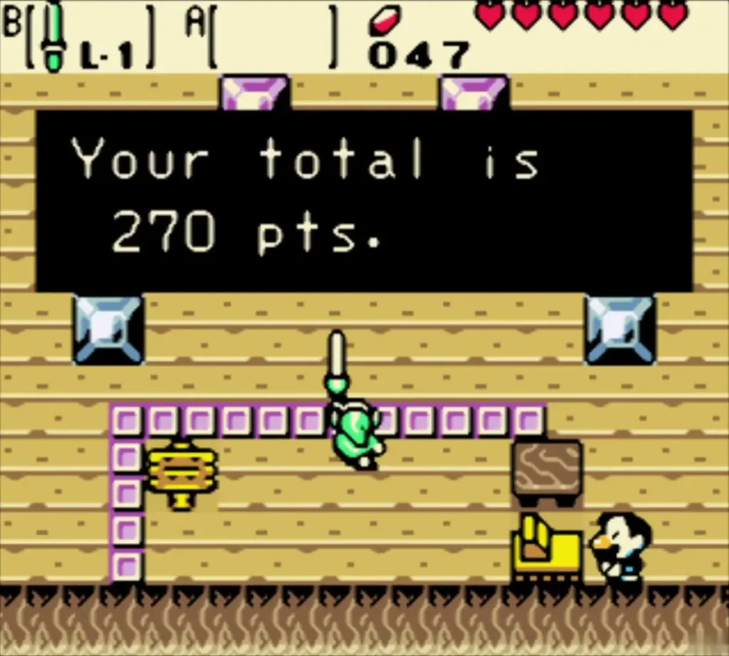 Score box reading a total of 270 points after the first round Score box reading a total of 270 points after the first round