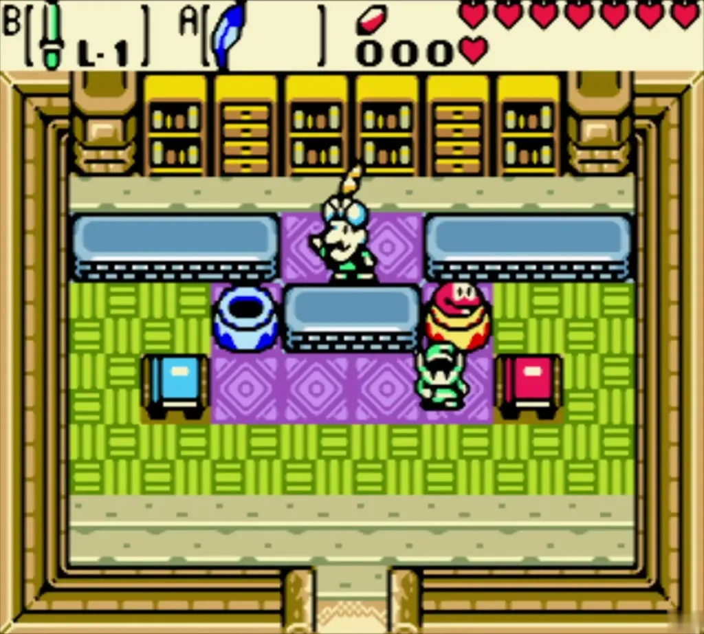 Link beside the Red Snake and Vasu behind the counter Link beside the Red Snake and Vasu behind the counter