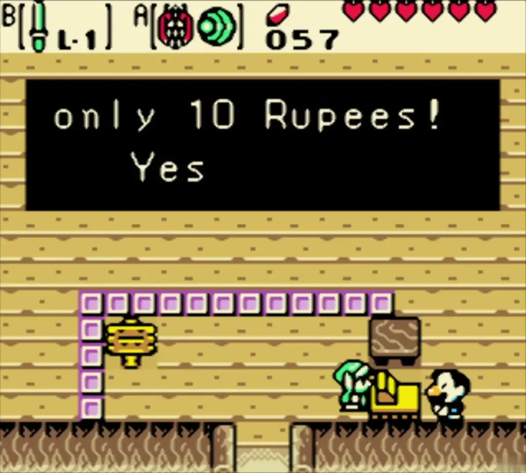 The attendant offering a try for only 10 Rupees The attendant offering a try for only 10 Rupees