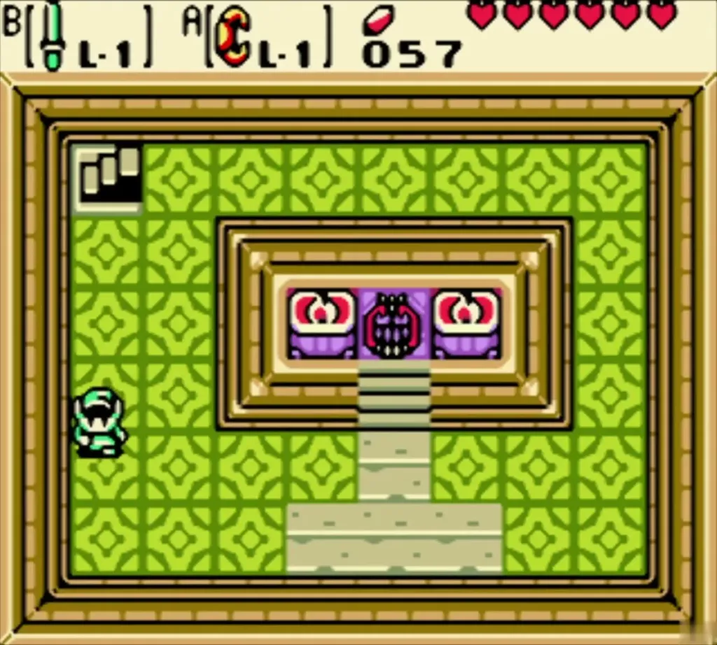 Link in the hidden cellar below Nayru's House Link in the hidden cellar below Nayru's House