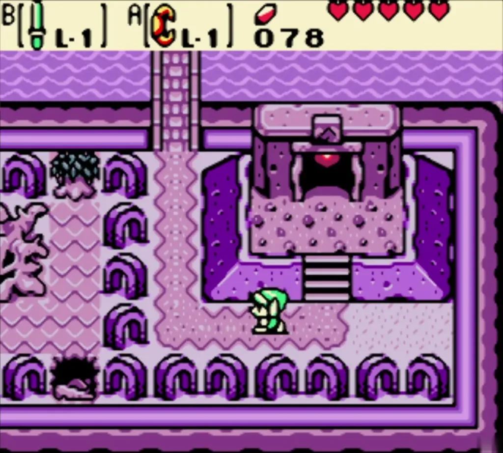 Link in the Yoll Graveyard just outside Spirit's Grave Link in the Yoll Graveyard just outside Spirit's Grave