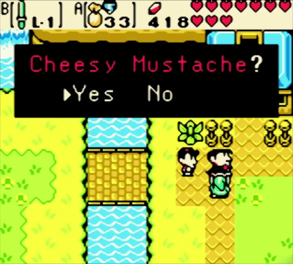 Prompt to give the comedian the Cheesy Mustache, Yes or No Prompt to give the comedian the Cheesy Mustache, Yes or No