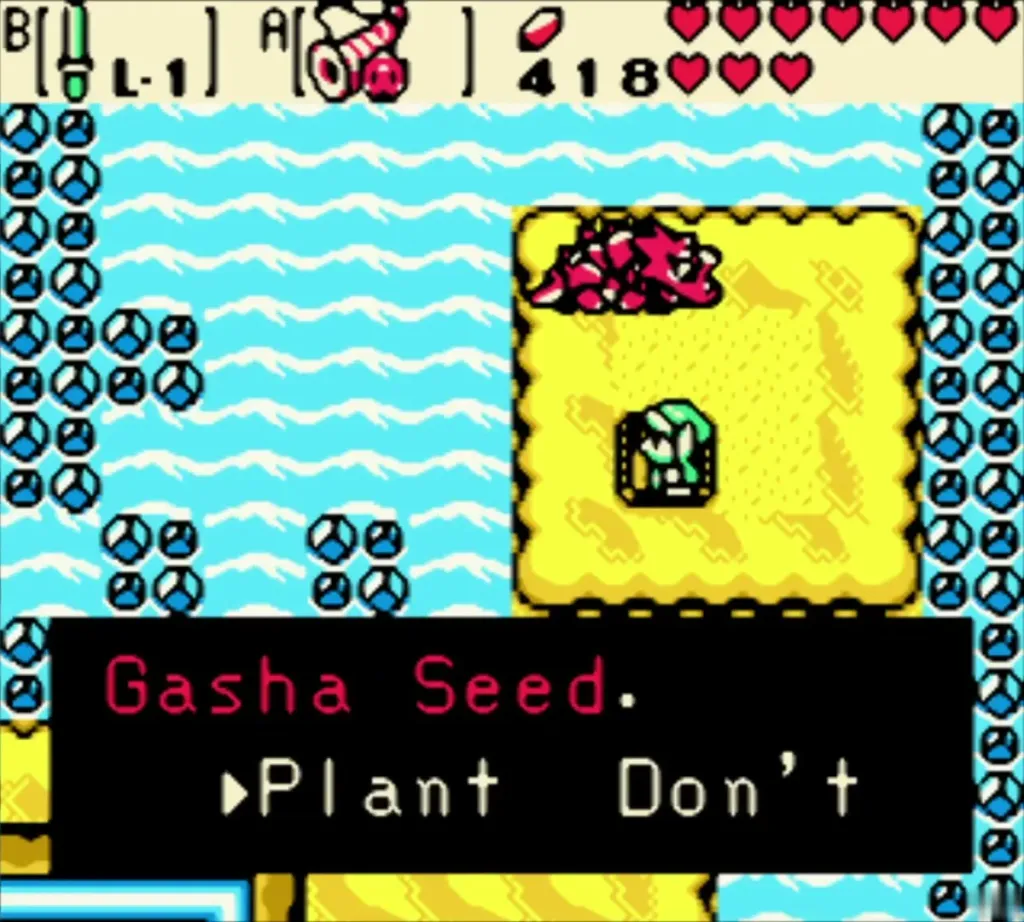 Prompt to plant a Gasha Seed in the soft soil on the islet Prompt to plant a Gasha Seed in the soft soil on the islet