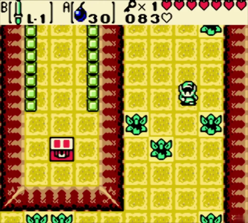 The passage ending at a closed chest on the left The passage ending at a closed chest on the left