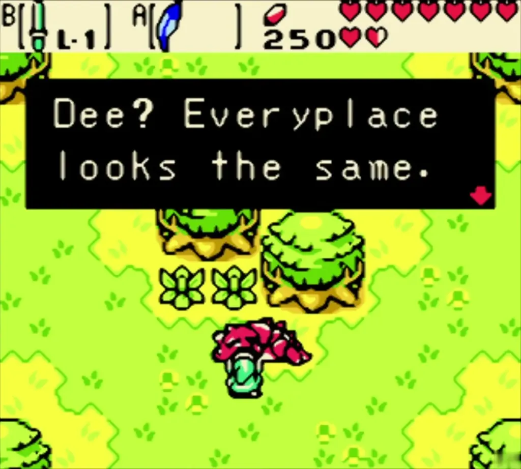 Dimitri in the woods saying everyplace looks the same