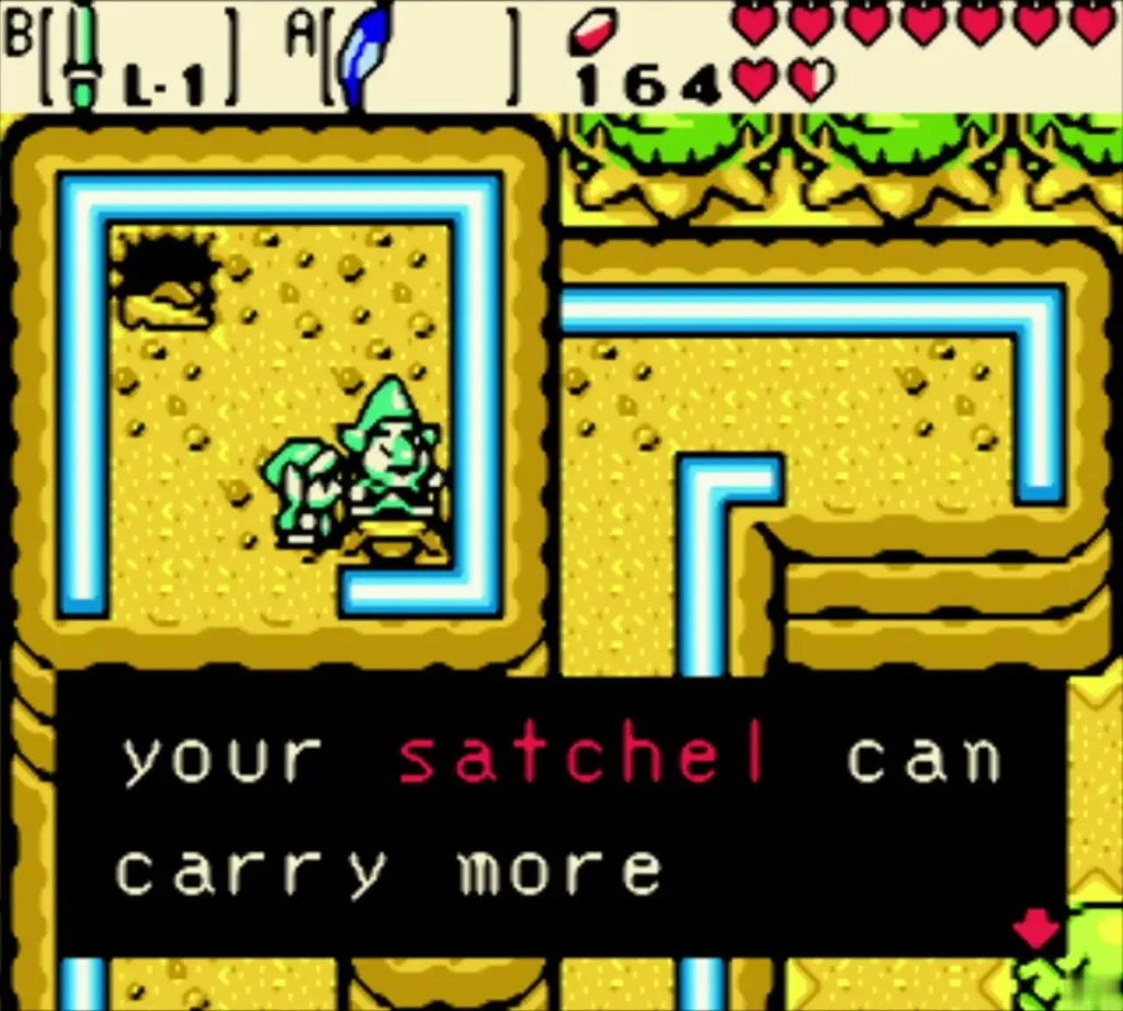Tingle saying your satchel can carry more