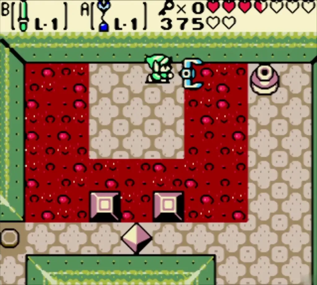 The Switch Hook shooting out toward a pot across the lava The Switch Hook shooting out toward a pot across the lava