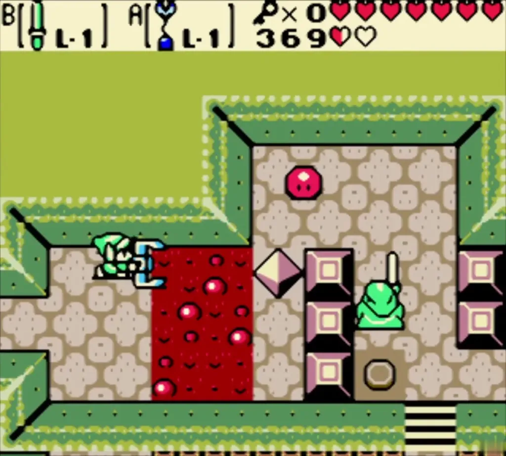 The Switch Hook shooting toward a diamond across the lava The Switch Hook shooting toward a diamond across the lava