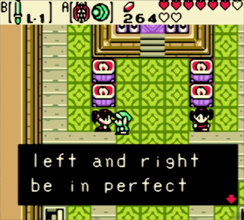 The brother says the village must stay in perfect balance left and right The brother says the village must stay in perfect balance left and right