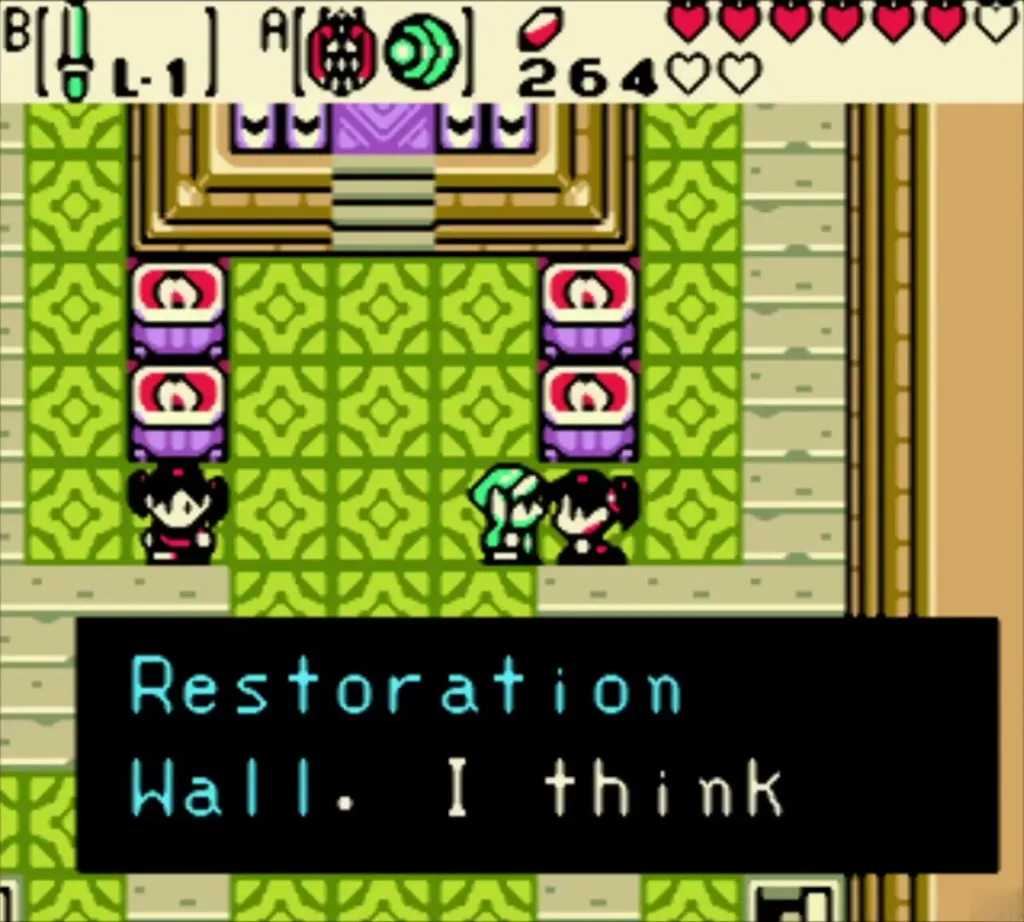The brother sends Link to Restoration Wall The brother sends Link to Restoration Wall