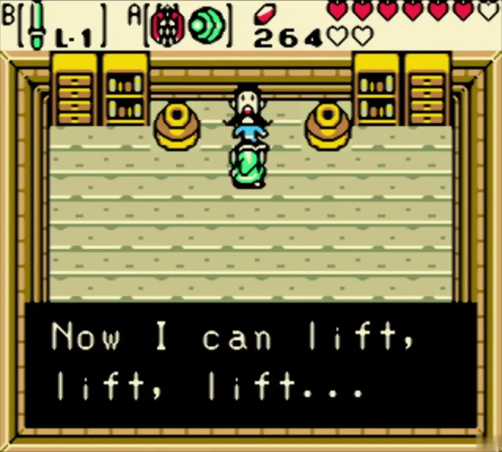 The muscular man happily says he can finally lift The muscular man happily says he can finally lift