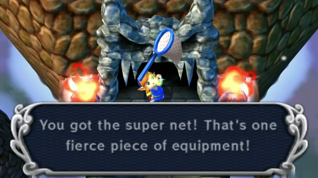 Link holding up the Super Net after the second Advanced clear
