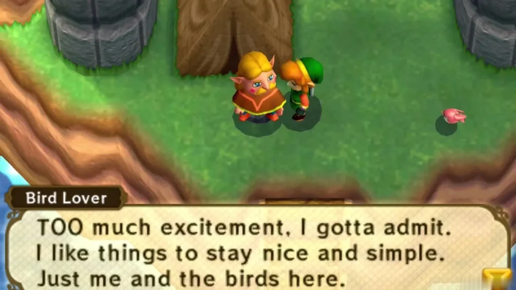 Bird Lover says he likes things simple, complaining that too much excitement is not for him Bird Lover says he likes things simple, complaining that too much excitement is not for him