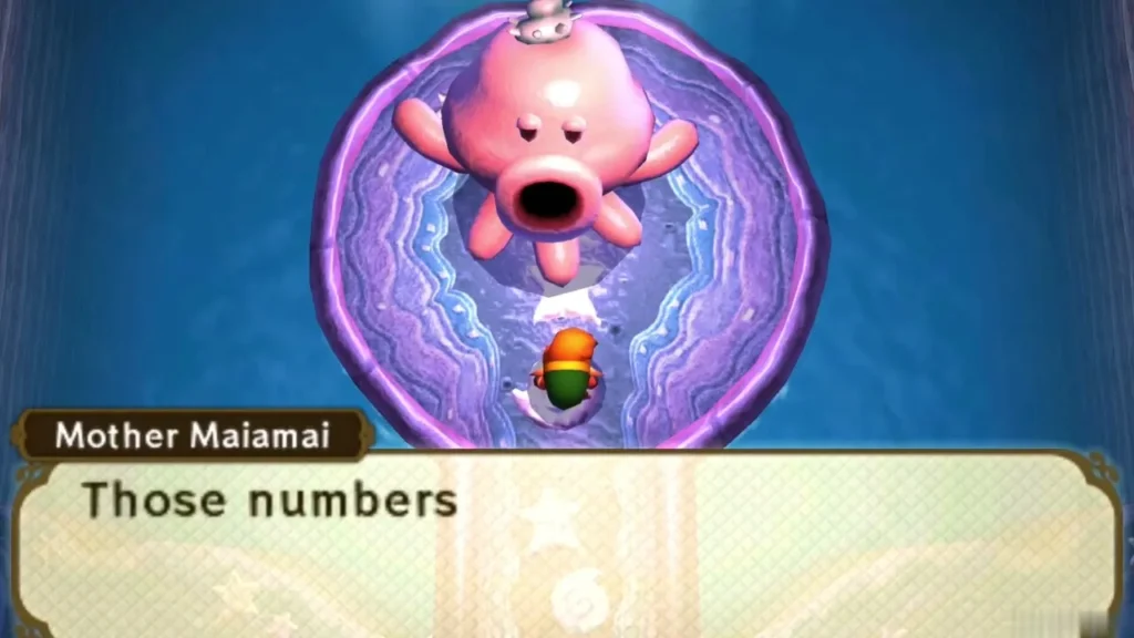 Mother Maiamai saying "Those numbers" while explaining the Maiamai Map
