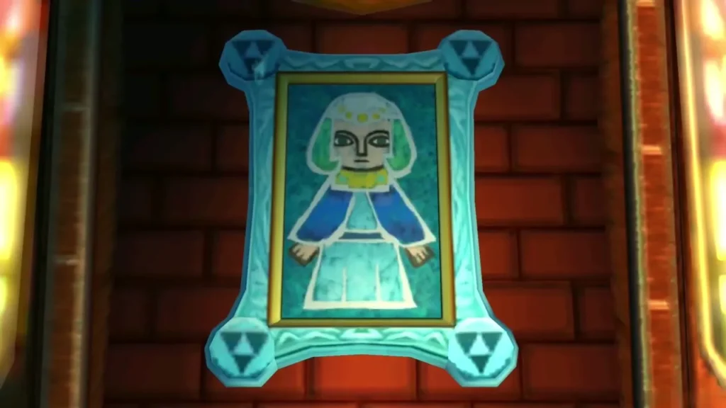 Seres trapped as a framed painting on the Sanctuary wall Seres trapped as a framed painting on the Sanctuary wall