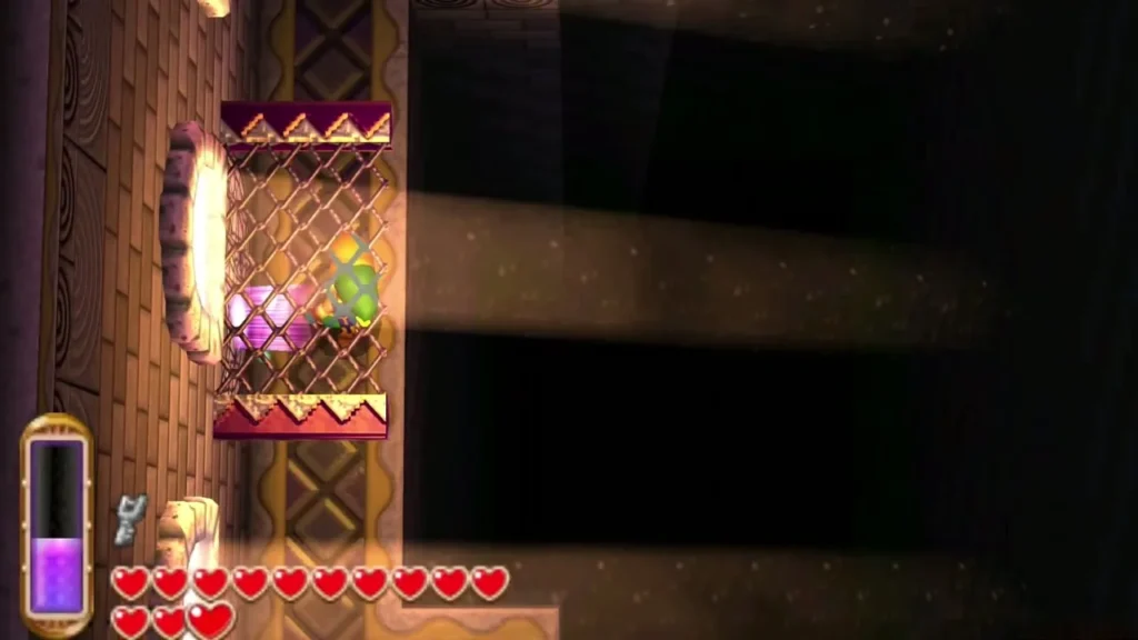 Link beside a lattice window with daylight streaming through it Link beside a lattice window with daylight streaming through it