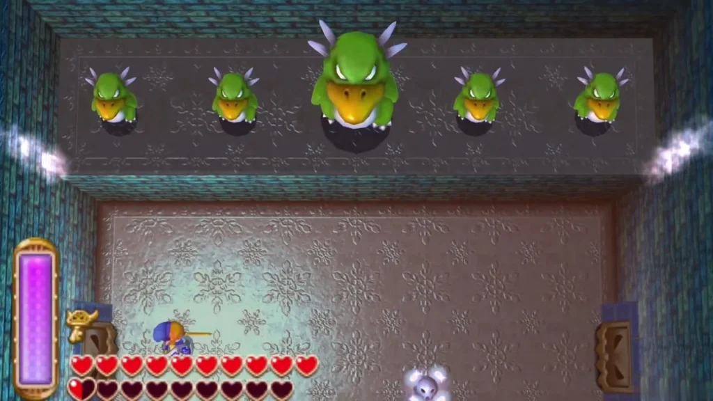 A huge Pengator and four smaller ones lined up in the snowflake arena on B3 A huge Pengator and four smaller ones lined up in the snowflake arena on B3