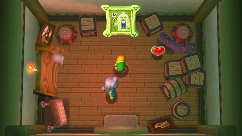 Thief Girl walking away from the painting house after Link has seen the painting Thief Girl walking away from the painting house after Link has seen the painting