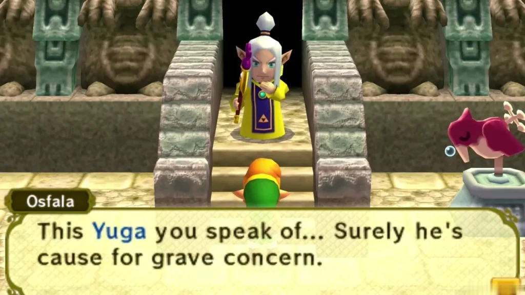 Osfala reacts to the name Yuga at the top of the palace stairs Osfala reacts to the name Yuga at the top of the palace stairs