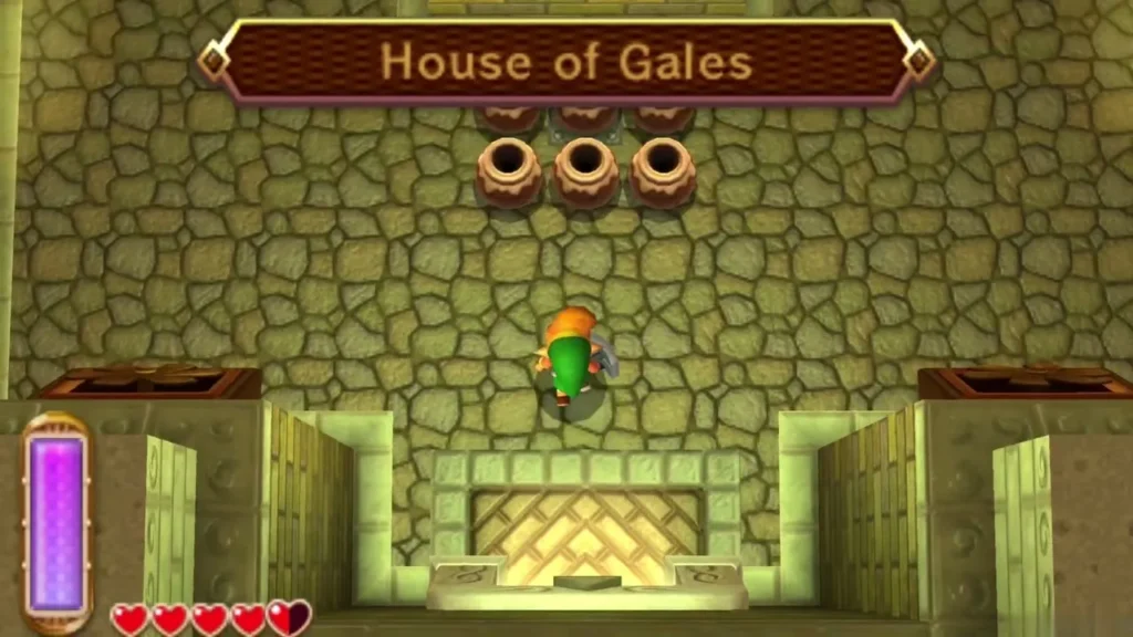 The House of Gales banner above the dungeon entrance hall The House of Gales banner above the dungeon entrance hall