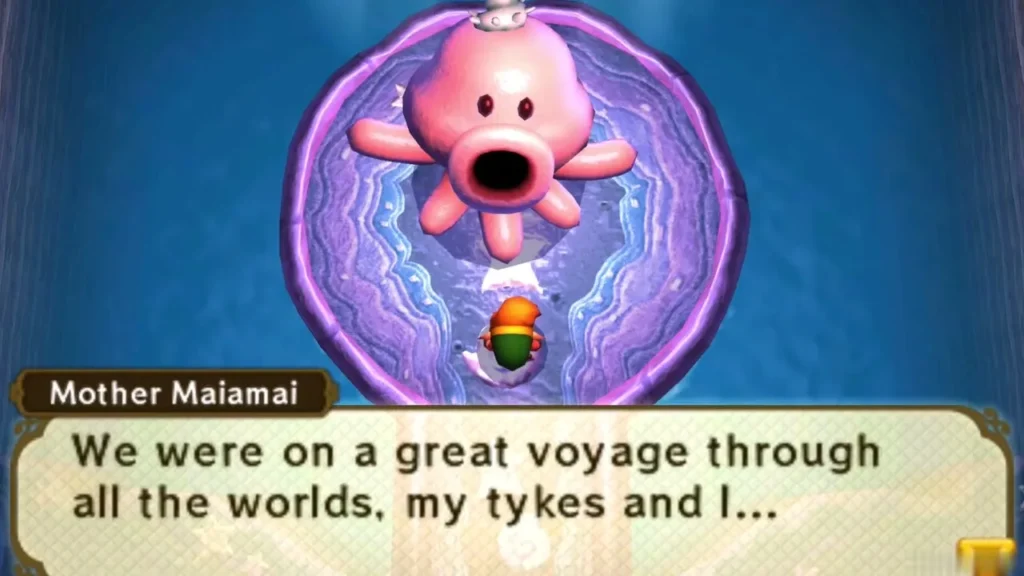 Mother Maiamai floating in her cave, describing the voyage that scattered her children across the worlds Mother Maiamai floating in her cave, describing the voyage that scattered her children across the worlds