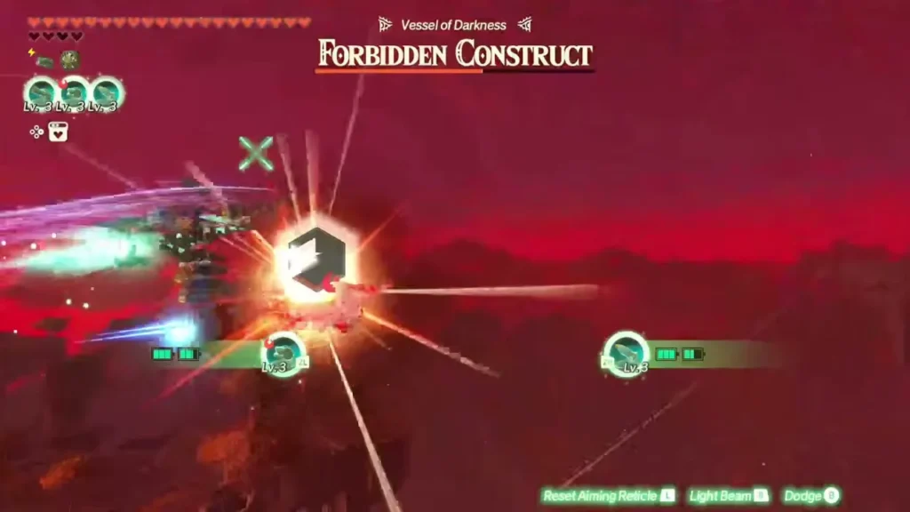 The Mysterious Construct and Calamo strike the Forbidden Construct in the last battle