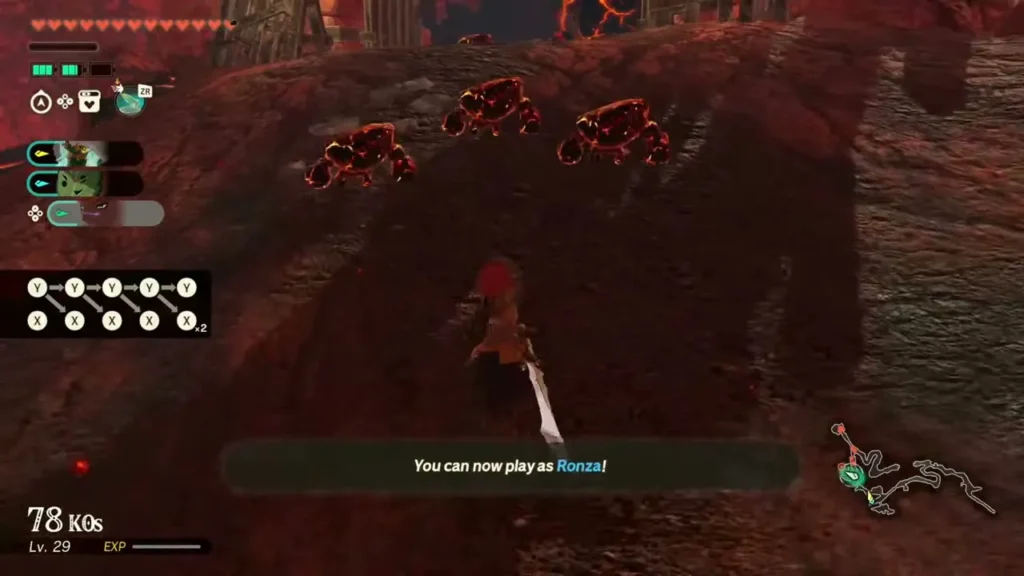 Ronza joins the fight on Death Mountain Ronza joins the fight on Death Mountain