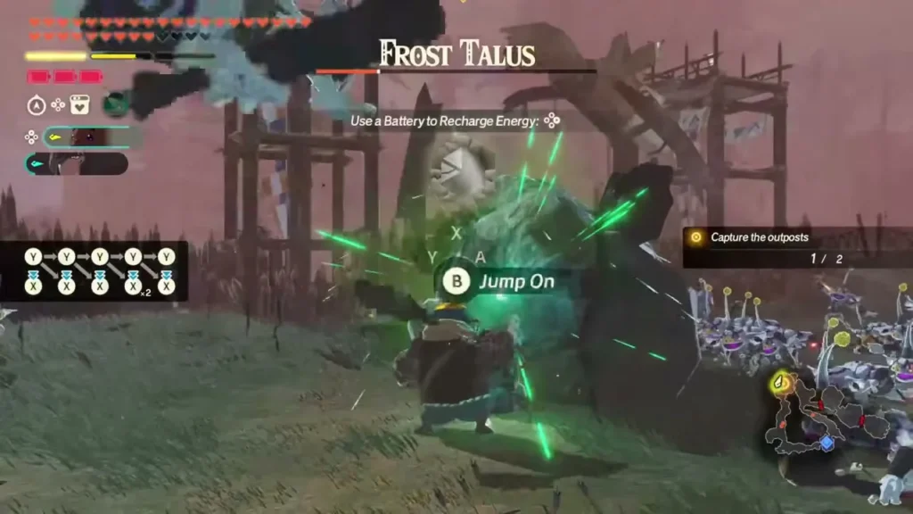 Braton and Lago battle a Frost Talus while capturing outposts Braton and Lago battle a Frost Talus while capturing outposts