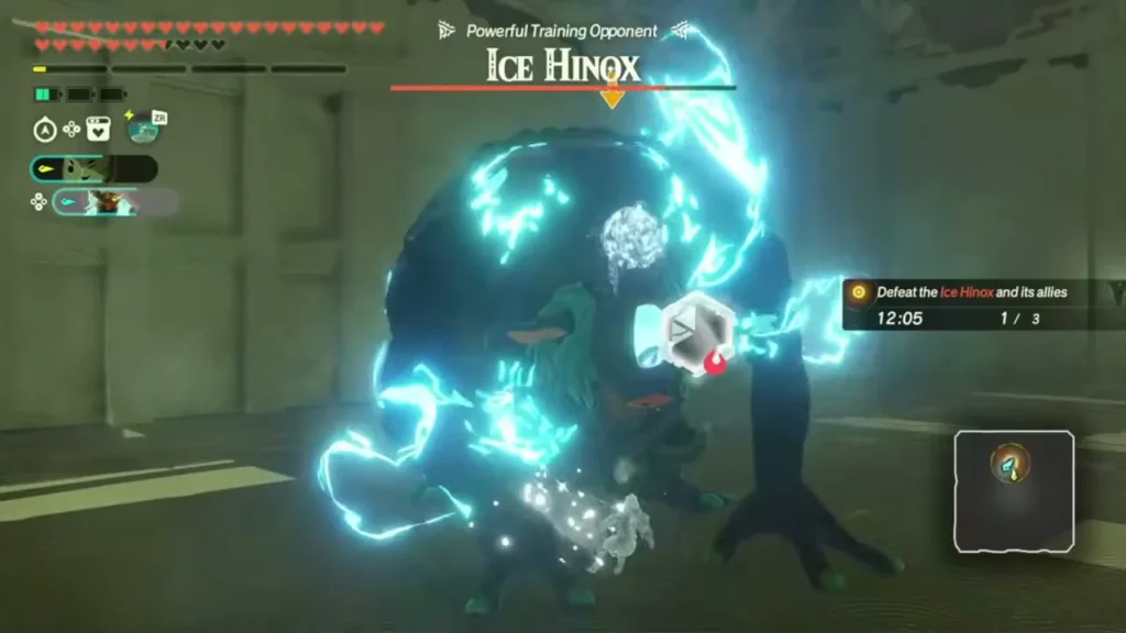 An Ice Hinox crackles with frost during the Wrath of the Giants trial An Ice Hinox crackles with frost during the Wrath of the Giants trial