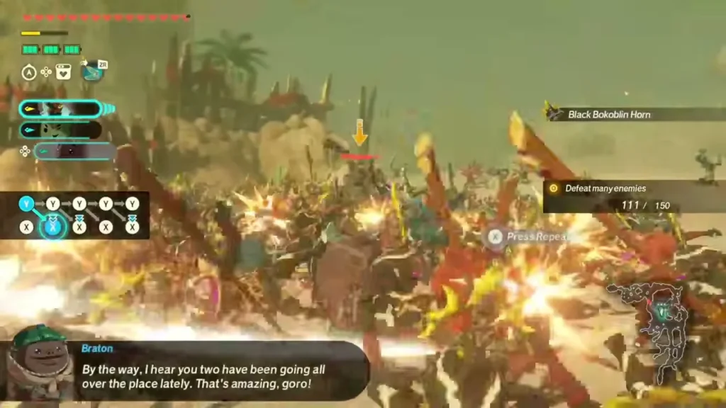 Braton tears through a horde in the desert Braton tears through a horde in the desert