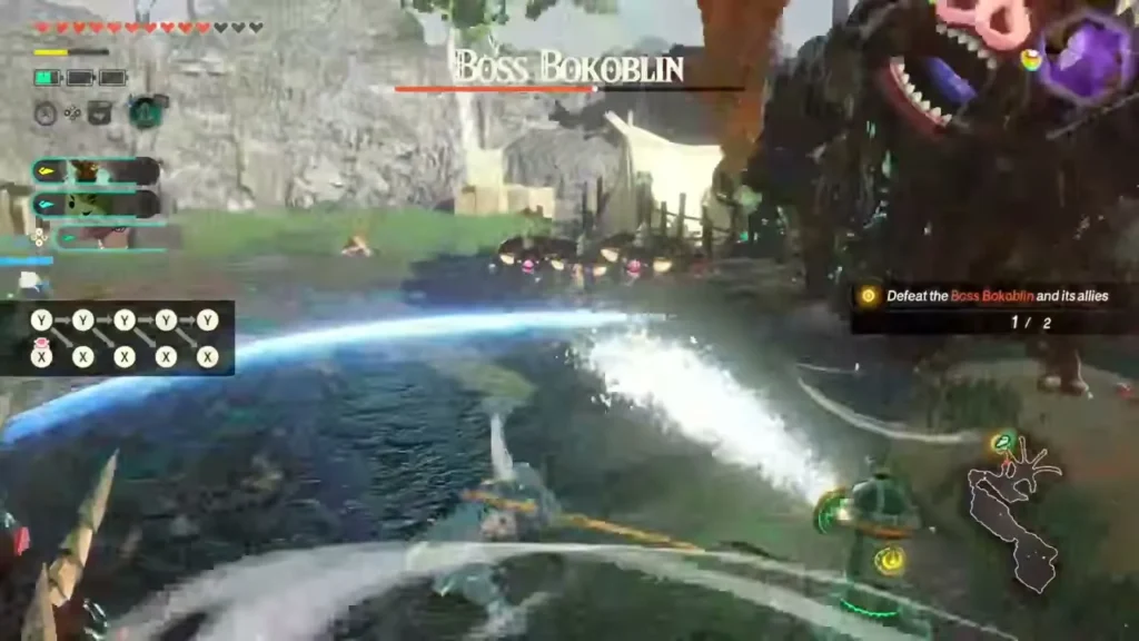 Cadlan swings his spear through a blast of water Cadlan swings his spear through a blast of water