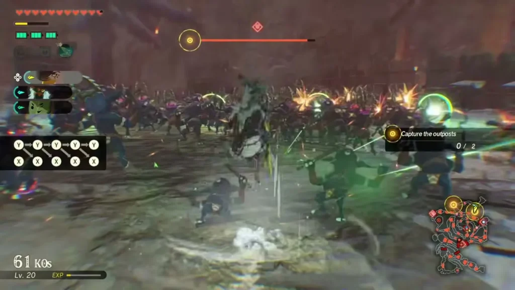 Raphica rains arrows on a horde of Bokoblins in the snow Raphica rains arrows on a horde of Bokoblins in the snow