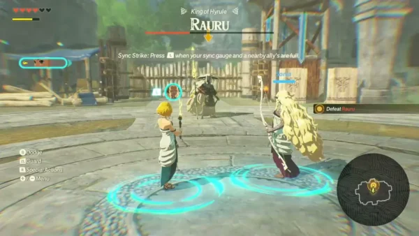 Zelda and Sonia prepare a Sync Strike Zelda and Sonia prepare a Sync Strike