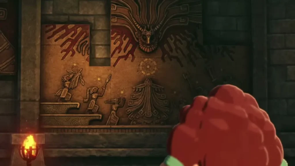 Lenalia's mural shows the warriors who fought for Hyrule