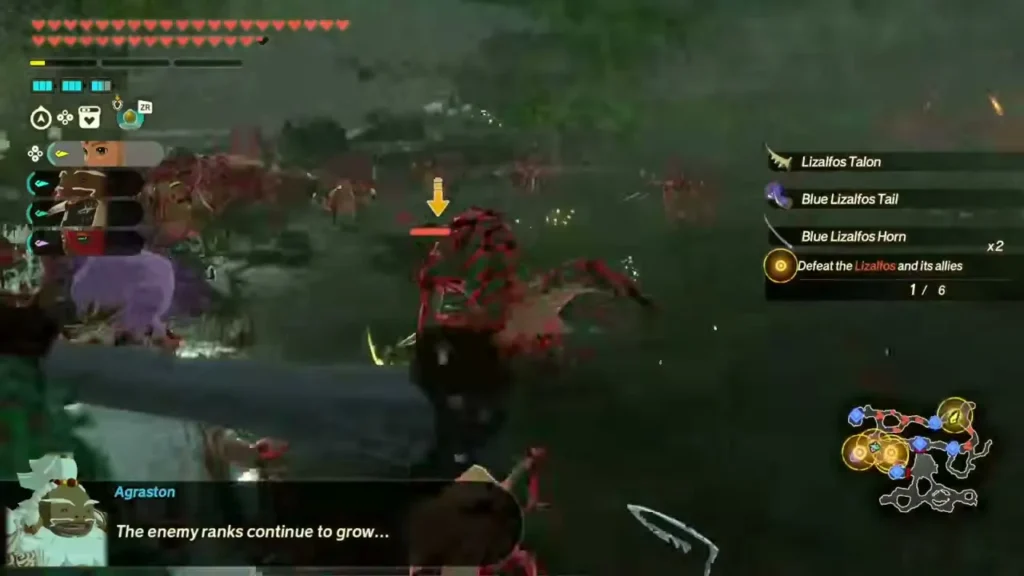 Agraston warns that enemy ranks keep growing in the Faron forest Agraston warns that enemy ranks keep growing in the Faron forest