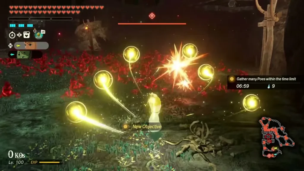 A new objective to gather many Poes appears as Zelda lights up the Depths A new objective to gather many Poes appears as Zelda lights up the Depths