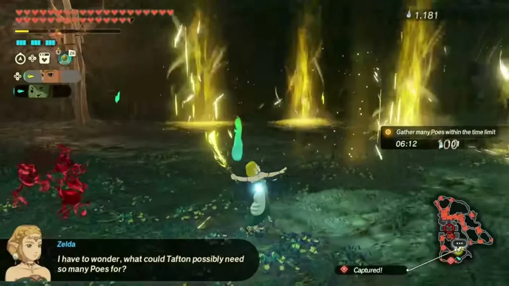 Zelda wonders what Tafton needs so many Poes for Zelda wonders what Tafton needs so many Poes for
