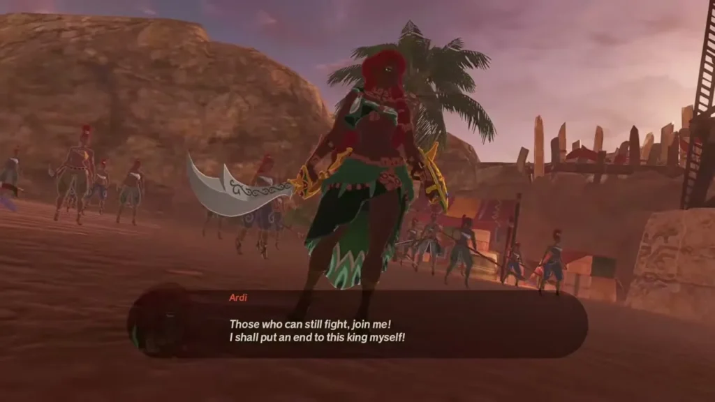 Ardi rallies her troops to finish the king herself Ardi rallies her troops to finish the king herself