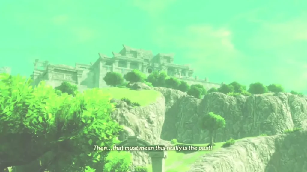 Hyrule Castle stands on the Great Plateau Hyrule Castle stands on the Great Plateau