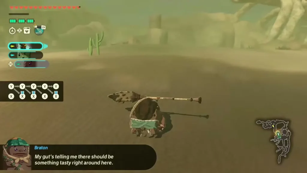 Braton trundles across the desert dunes with his Sledge Braton trundles across the desert dunes with his Sledge