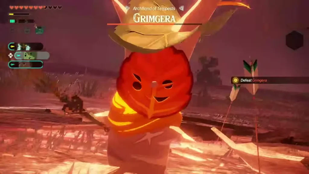 The Archfiend Grimgera looms over the party at the end of The Howling Tempests The Archfiend Grimgera looms over the party at the end of The Howling Tempests