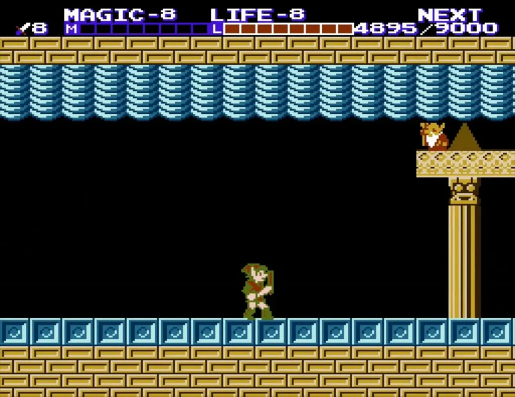 Old man seated on a gold pedestal under a triangle beside a pillar Old man seated on a gold pedestal under a triangle beside a pillar